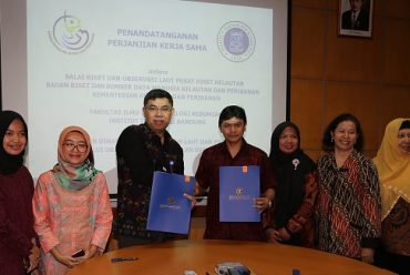 Penandatanganan Perjanjian Kerjasama dengan Badan Riset dan Sumber Daya Manusia Kelautan dan Perikanan KKP-RI