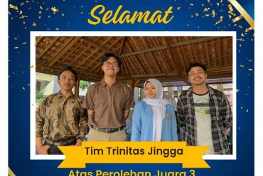 Selamat Tim Trinitas Jingga Atas Perolehan Juara 3 Ideathon Inovasi Sosial 2023