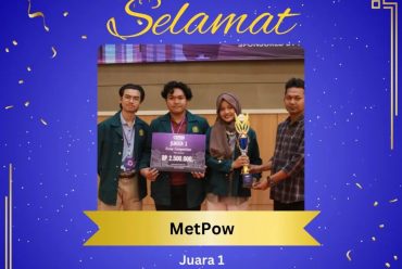 Congratulations to the 1st Place winner in the Essay Competition held by the Diploma in Civil Engineering and Architecture (DIPOVIL) of Diponegoro University.