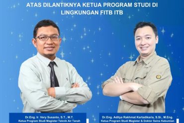 Congratulations and Success on the Inauguration of the Head of Study Program at FITB-ITB
