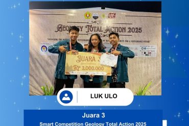 Congratulations on Winning 3rd Place in the 2025 Geology Total Action Smart Competition Organized by HMTG PANGEA