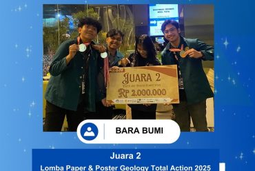 Congratulations on Winning Second Place in the Geology Total Action (GTA) 2025 Paper & Poster Competition