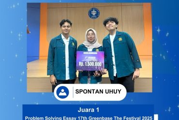 Congratulations on Winning 1st Place in the 17th Greenbase The Festival 2025 Problem Solving Essay Competition