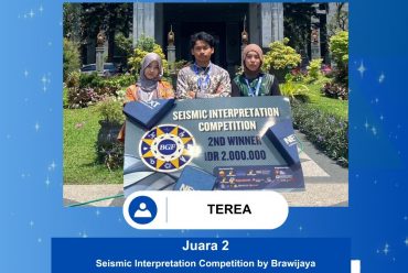 Selamat Mendapatkan Juara 2 Dalam lomba Seismic Interpretation by Brawijaya Geophysics Festival 2025
