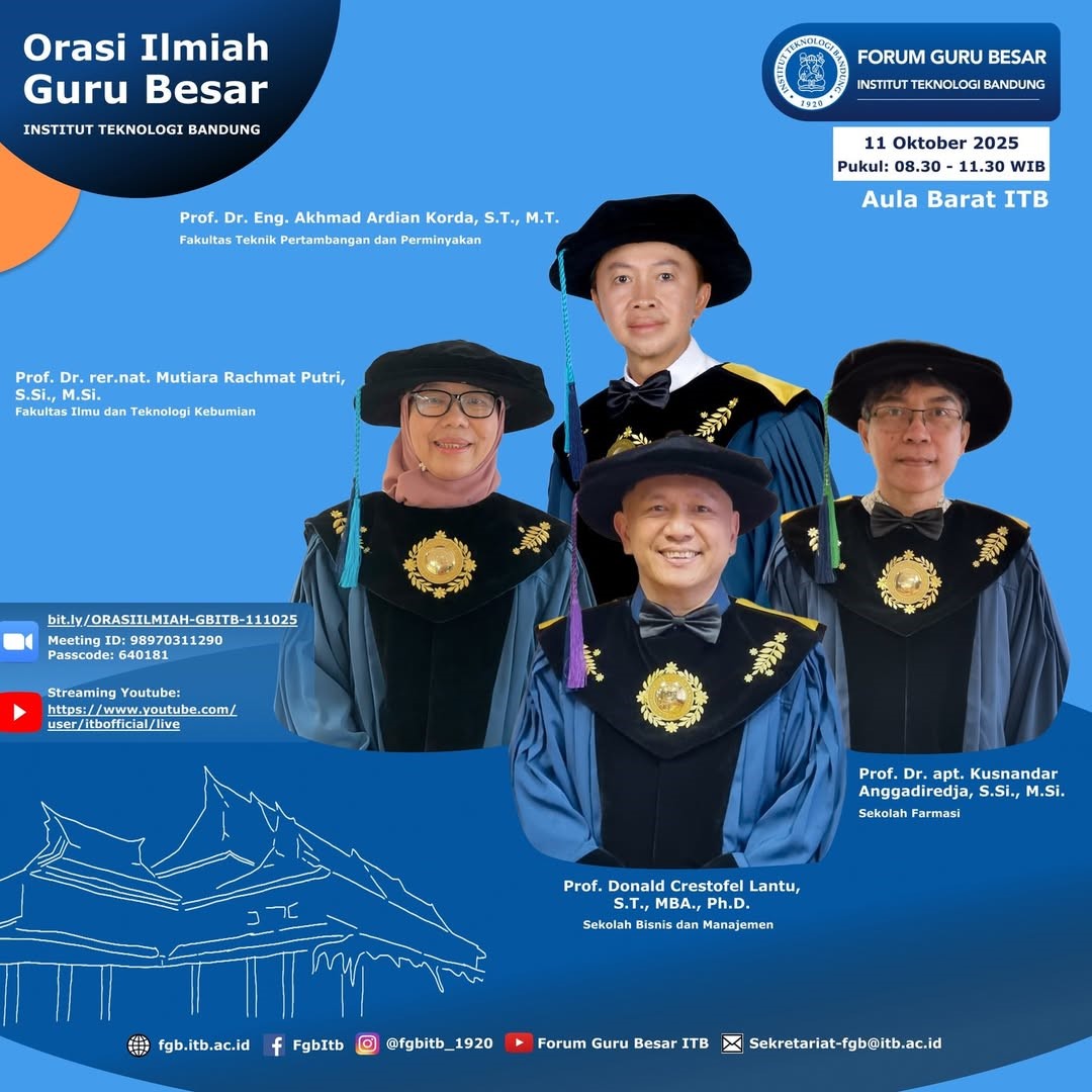 Orasi Ilmiah Guru Besar Institut Teknologi Bandung