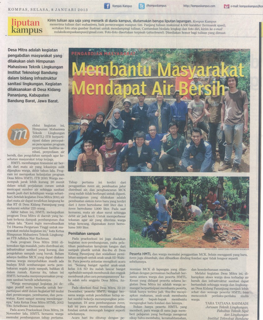 Desa Mitra HMTL 2013