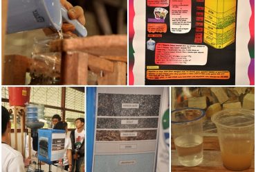 Mahasiswa TPB FTSL  Menampilkan Hasil Perancangan Model Instalasi Penjernihan Air