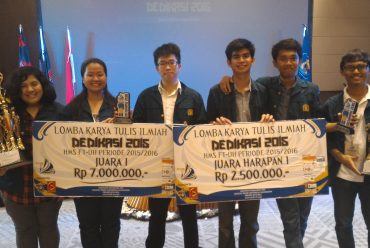 Mahasiswa FTSL Dominasi Kompetisi LKTI DEDIKASI 2015