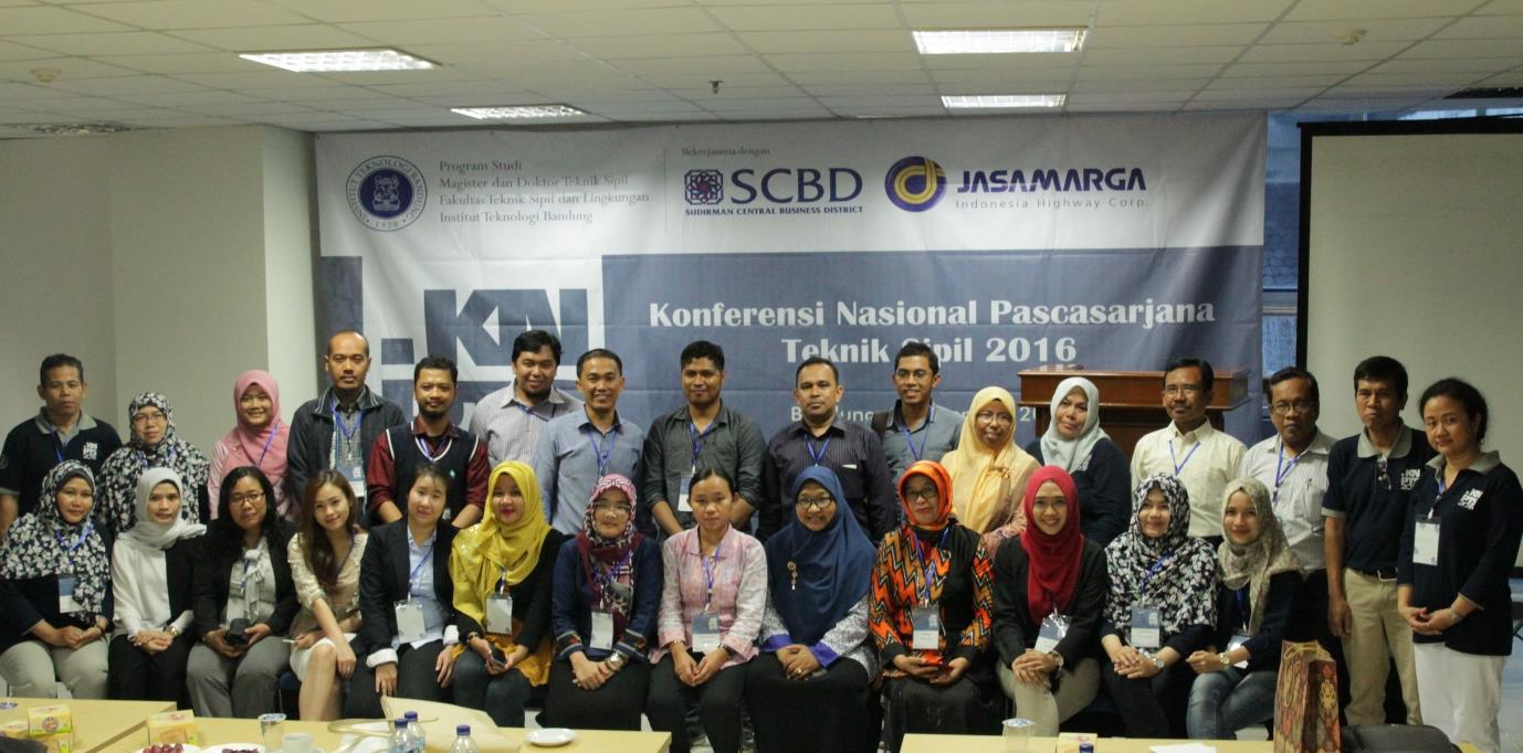 Konferensi Nasional Pascasarjana Teknik Sipil (KNPTS) 2016