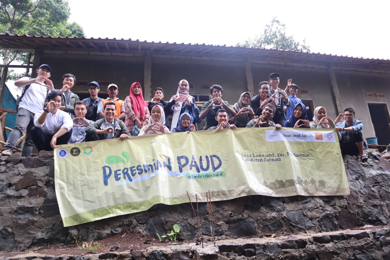 Himpunan Mahasiswa Sipil ITB Bangun PAUD di Pangalengan