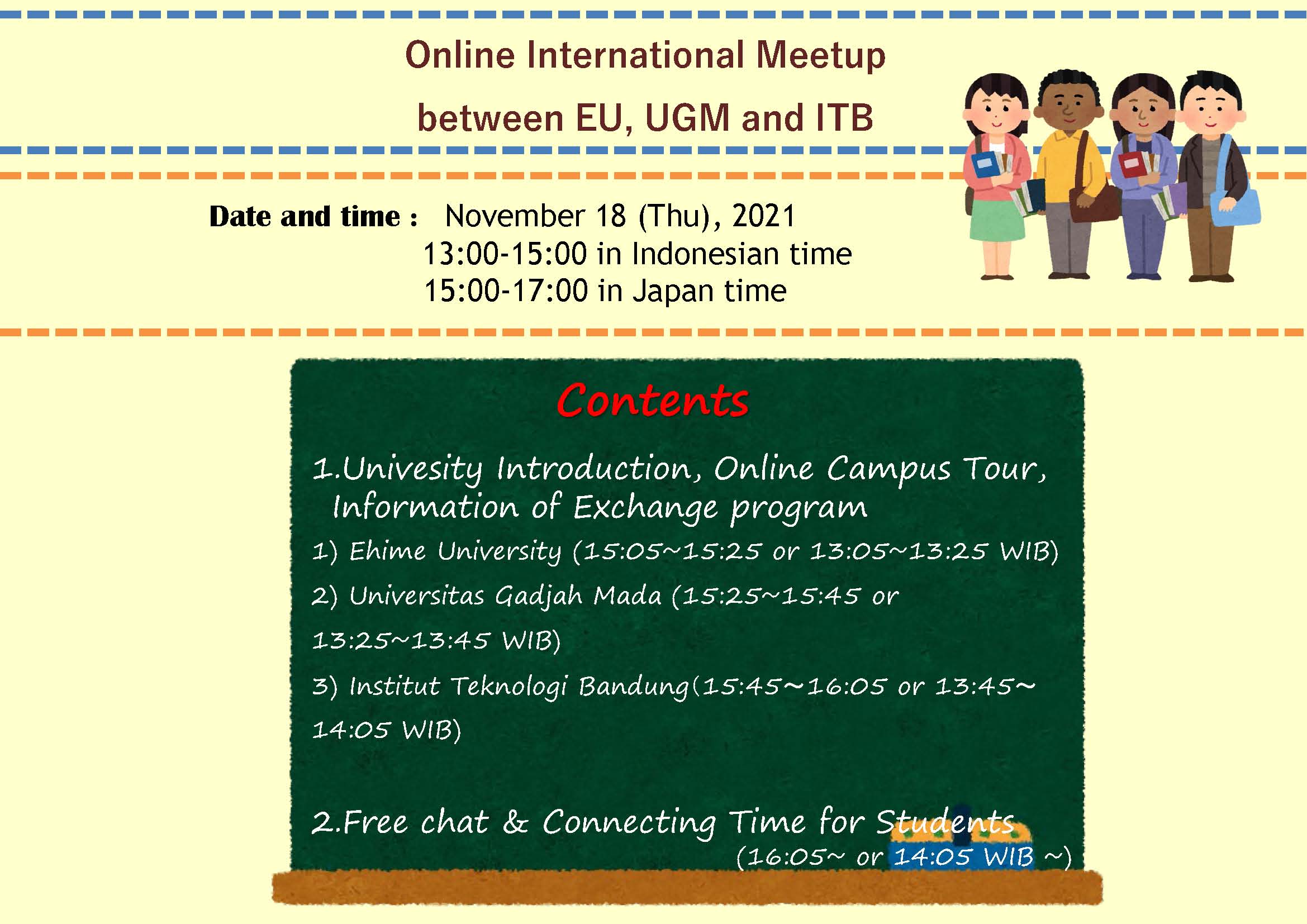 Online International Meetup  between EU, UGM and ITB