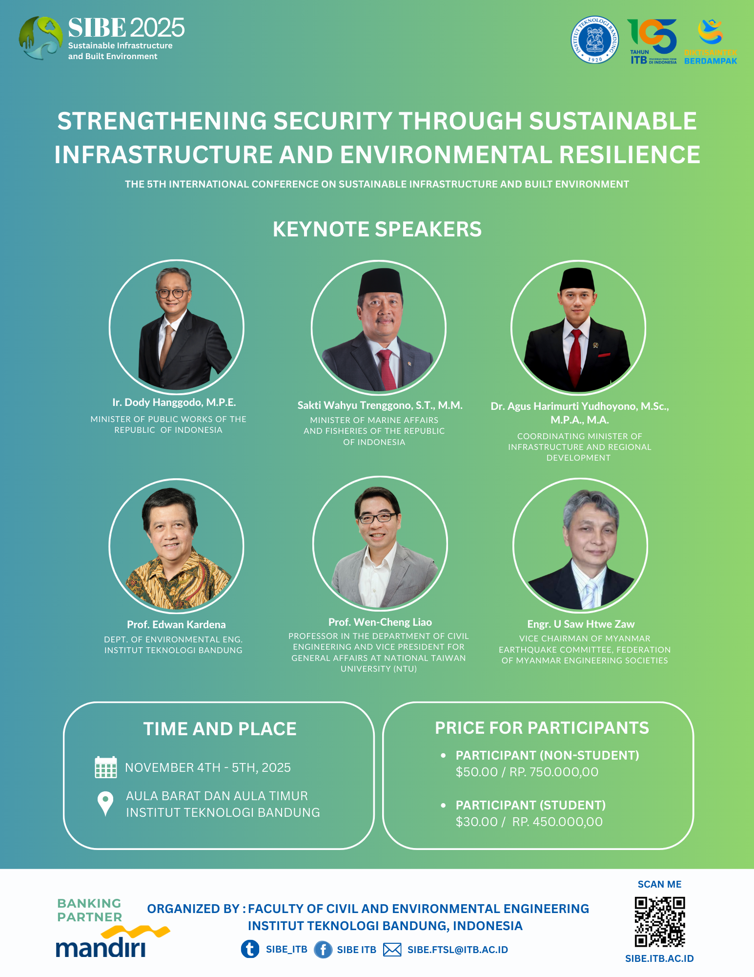 SIBE 2025: Kolaborasi Global untuk Infrastruktur Berkelanjutan dan Ketahanan Lingkungan