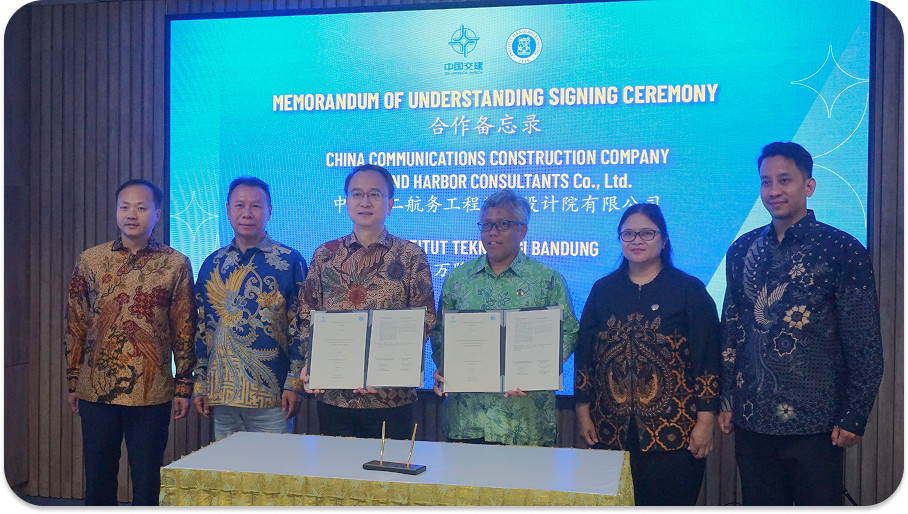 ITB dan CCCC Second Harbor Consultants Jalin Kerja Sama Melalui Penandatanganan MoU