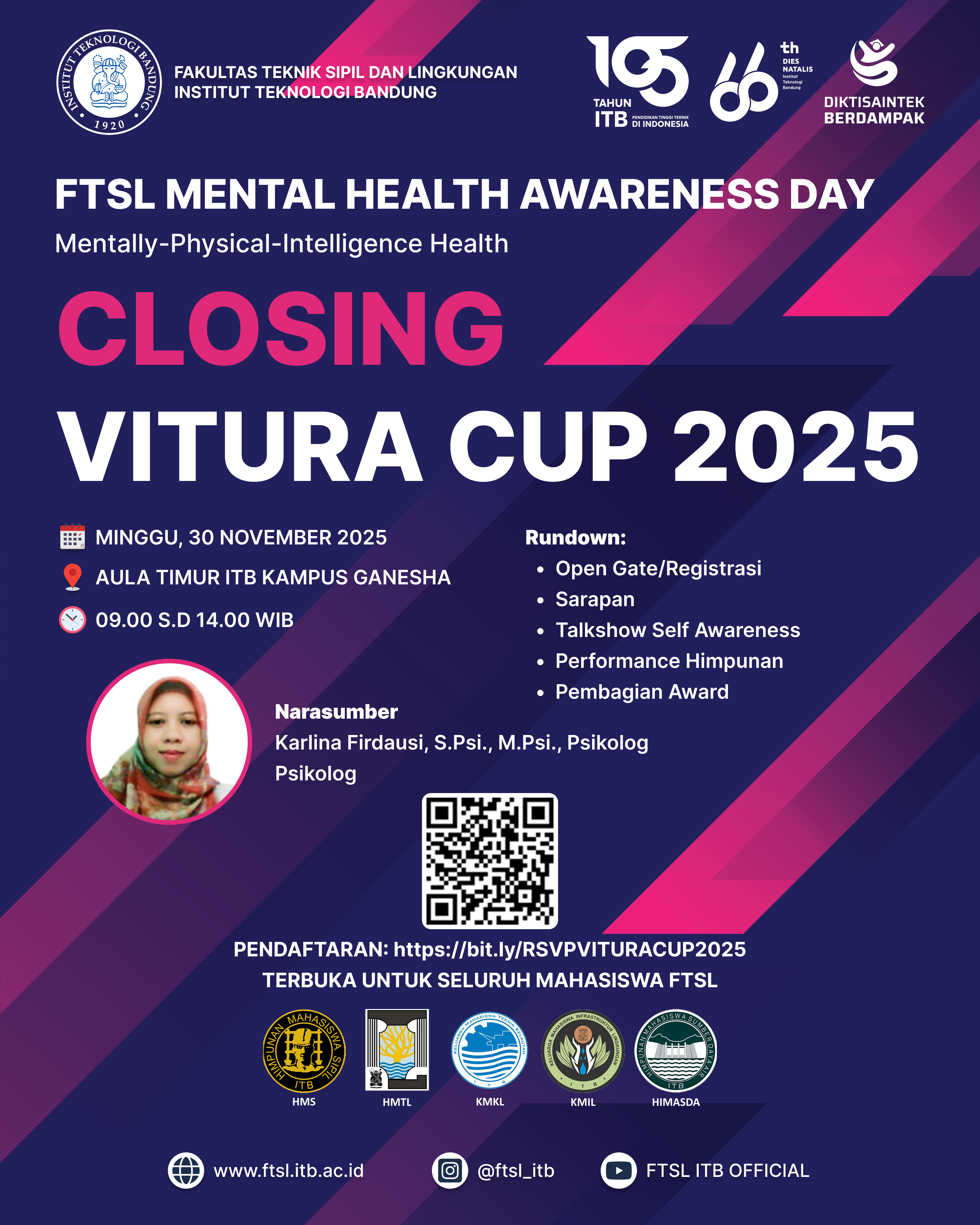 FTSL ITB Gelar Health Awareness Day pada Penutupan Vitura Cup 2025