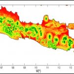 Peta klasifikasi site (jenis tanah) berdasarkan data kecepatan gelombang geser 30 detik (Custom Vs30 Mapping USGS, 2012).