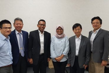 the Head of Metallurgical Engineering Study Program ITB Visit to the NTU Taiwan Material Engineering Department