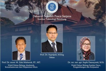 Prof. Dr.mont. M. Zaki Mubarok Jabat Wakil Dekan Bidang Akademik, Kemahasiswaan dan Penjaminan Mutu Sekolah Pasca Sarjana (SPs) ITB