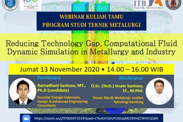 Kuliah Tamu: Computational Fluid Dynamic Simulation dalam Industri Metalurgi