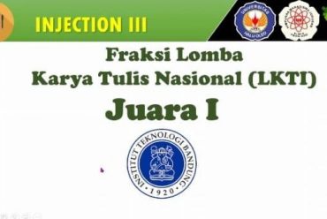 Mahasiswa Teknik Metalurgi Meraih Juara 1 dalam kompetisi Lomba Karya Tulis Ilmiah Nasional Injection III 2021