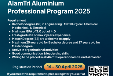 Rekrutmen AlamTri Aluminium Professional Program 2025