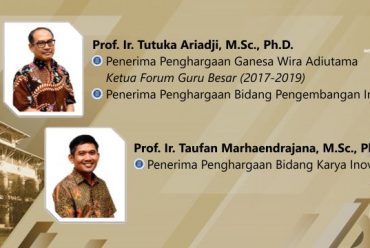 Dies Natalis ke-61 ITB: 2 Dosen TM-ITB Raih Penghargaan