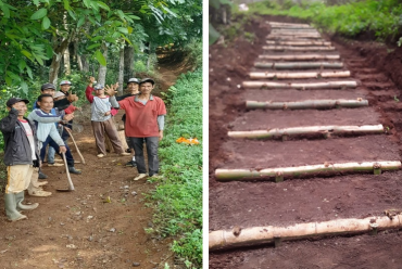 Revitalisasi Jalur Track Pendakian Cikahuripan ke Puncak Gunung Geulis