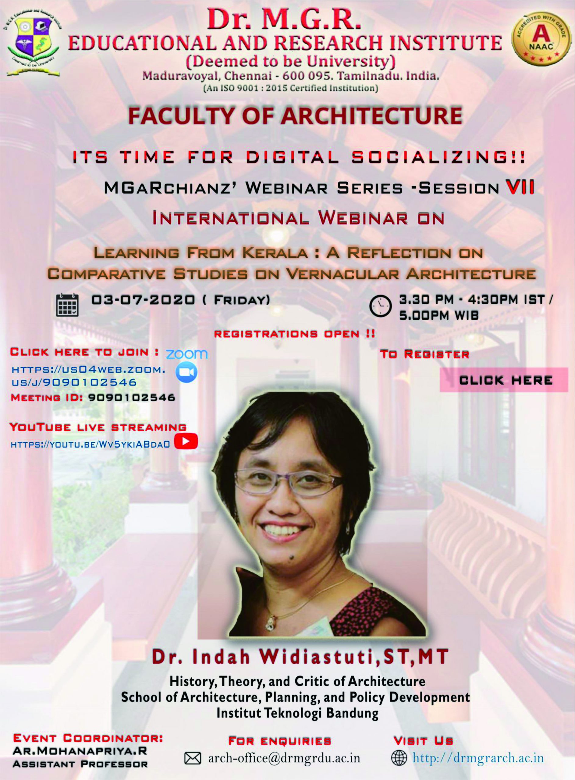 Indah Widiastuti: Learning from Kerala, A Reflection on Comparative Studies on Vernacular Architecture