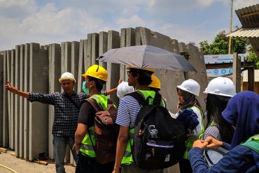 Kuliah Lapangan Proyek Asrama di Kampus ITB Jatinangor