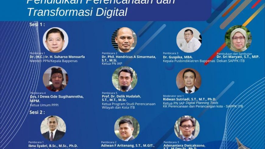 Paparan Aplikasi Teknologi Geospasial dalam Perencanaan Kota Indonesia dalam Webinar Peringatan 50 Tahun IAP