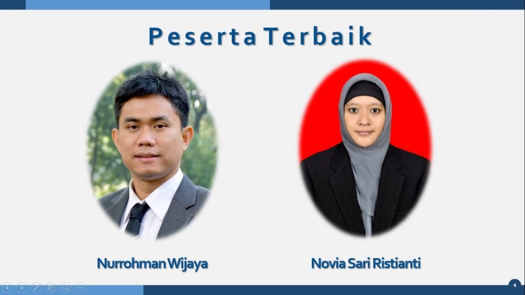 Nurrohman Wijaya Ph.D terpilih sebagai salah satu peserta ToT terbaik.