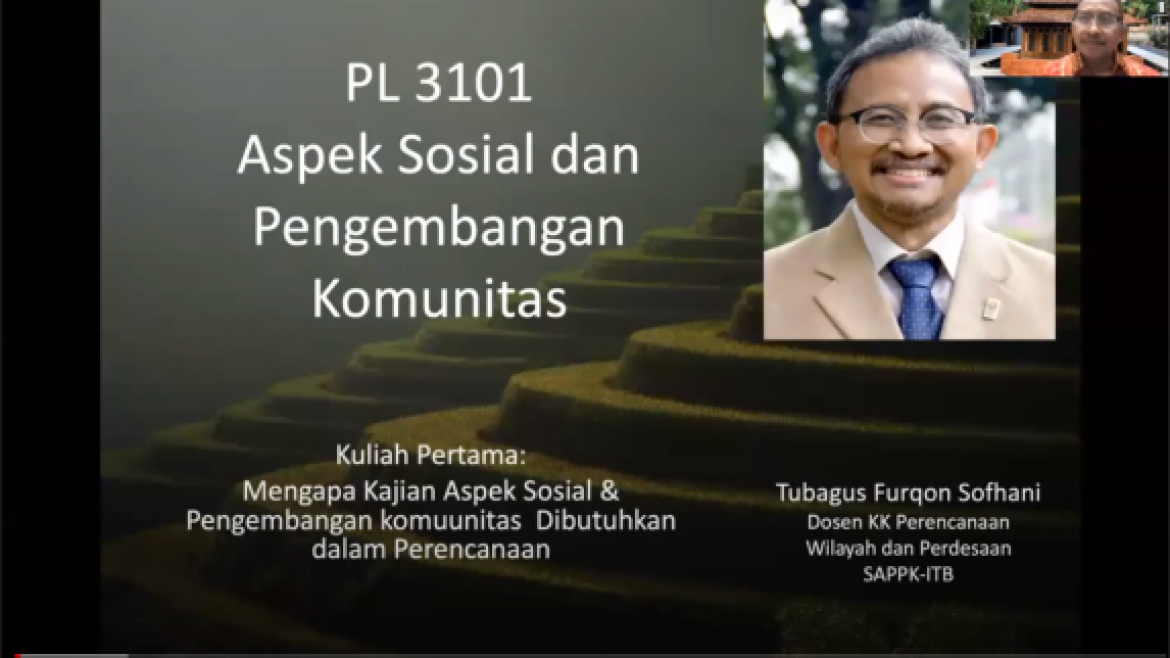 PL3101 Aspek Sosial dan Pengembangan Komunitas Segmen I