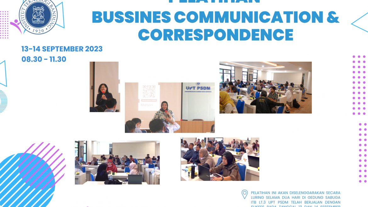 Pelatihan Bahasa Inggris Business Communication dan Business Correspondence