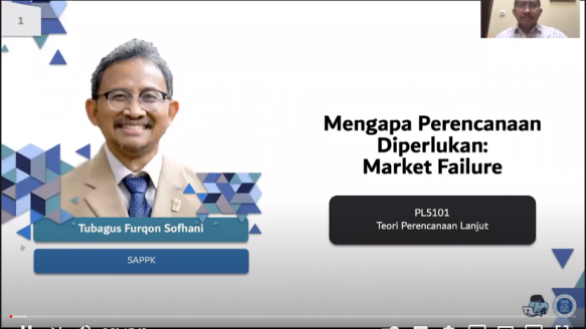 PL 6107 Teori Perencanaan Lanjut – Modul 2.4 (Mengapa Perencanaan Diperlukan: Market Failure)