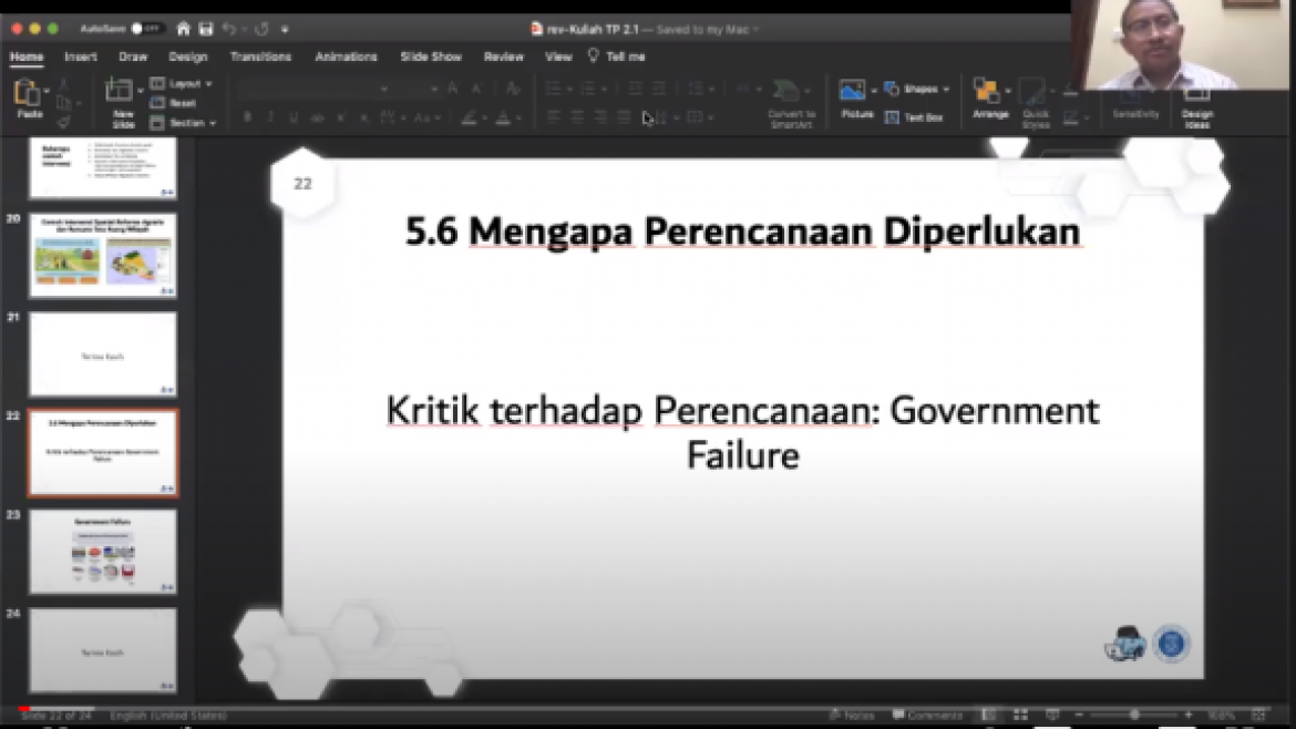 PL 6107 Teori Perencanaan Lanjut – Modul 2.6 (Kritik terhadap Perencanaan: Government Failure)