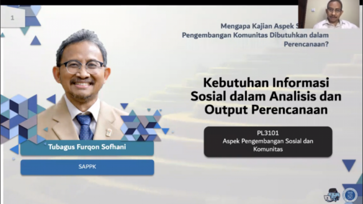 PL3101 Aspek Sosial dan Pengembangan Komunitas Segmen III