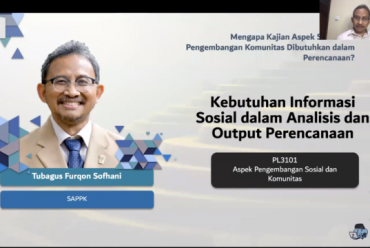 PL3101 Aspek Sosial dan Pengembangan Komunitas Segmen III