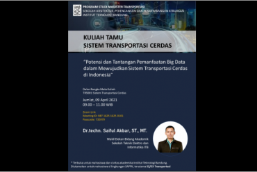 Kuliah Tamu Sistim Transportasi Cerdas