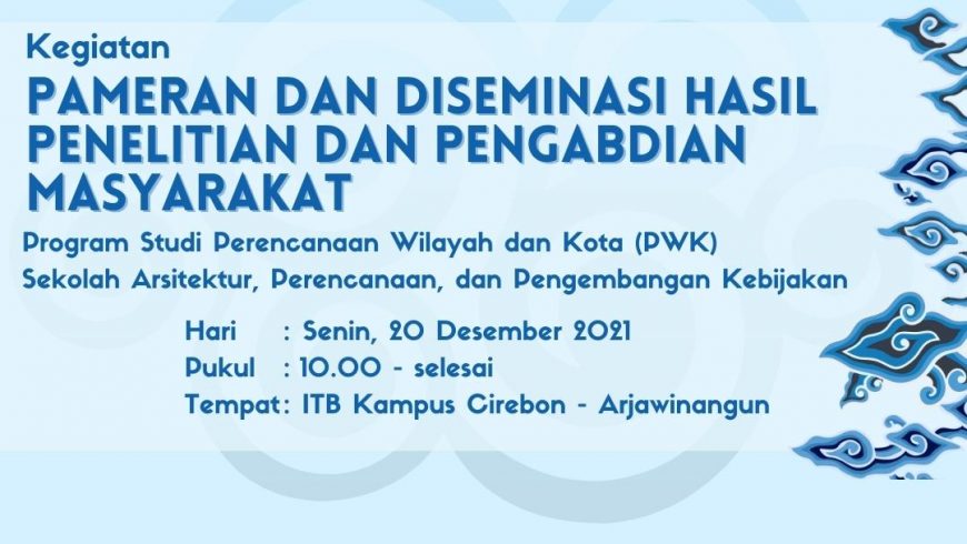 PAMERAN DAN DISEMINASI HASIL PENELITIAN DAN PENGABDIAN MASYARAKAT SAPPK