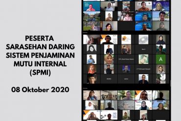Sarasehan Daring Sistem Penjaminan Mutu Internal (SPMI)