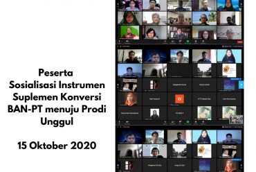 Sarasehan Sosialisasi Instrumen Suplemen Konversi BAN-PT menuju Program Studi Unggul
