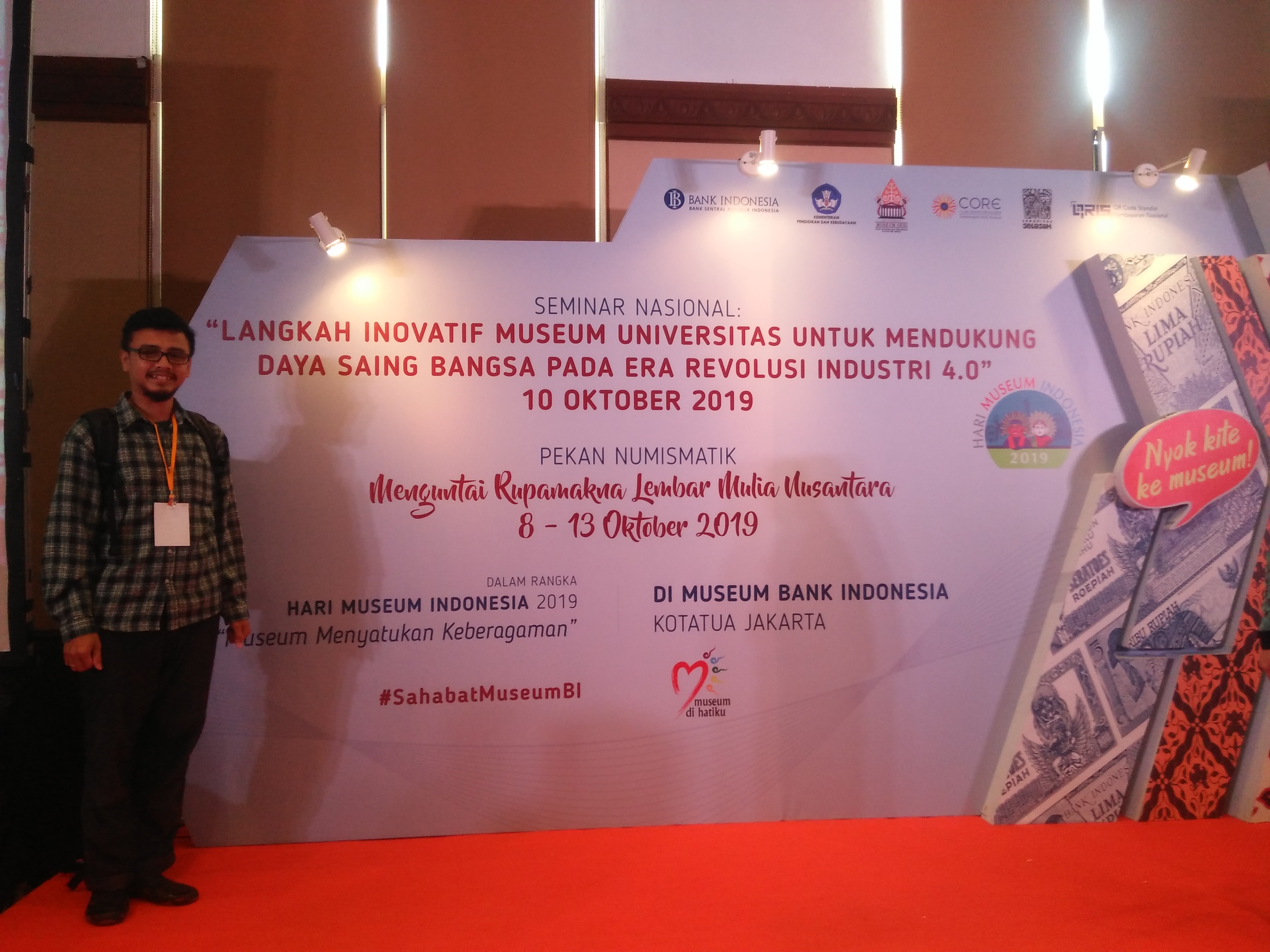 Kurator Museum Zoologi SITH ITB menjadi peserta seminar tentang museum universitas. Foto: Tim Dokumentasi Museum Bank Indonesia